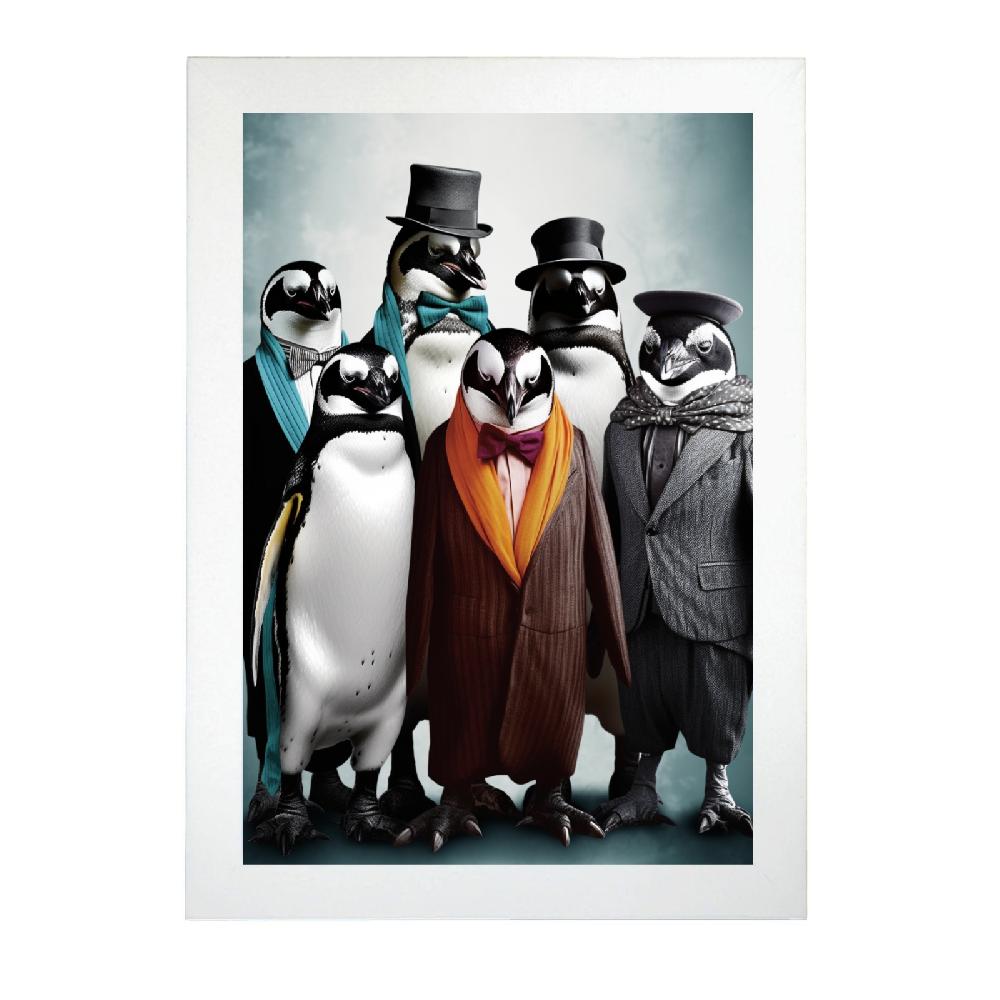 Nacnic Póster De Pingüinos De Moda