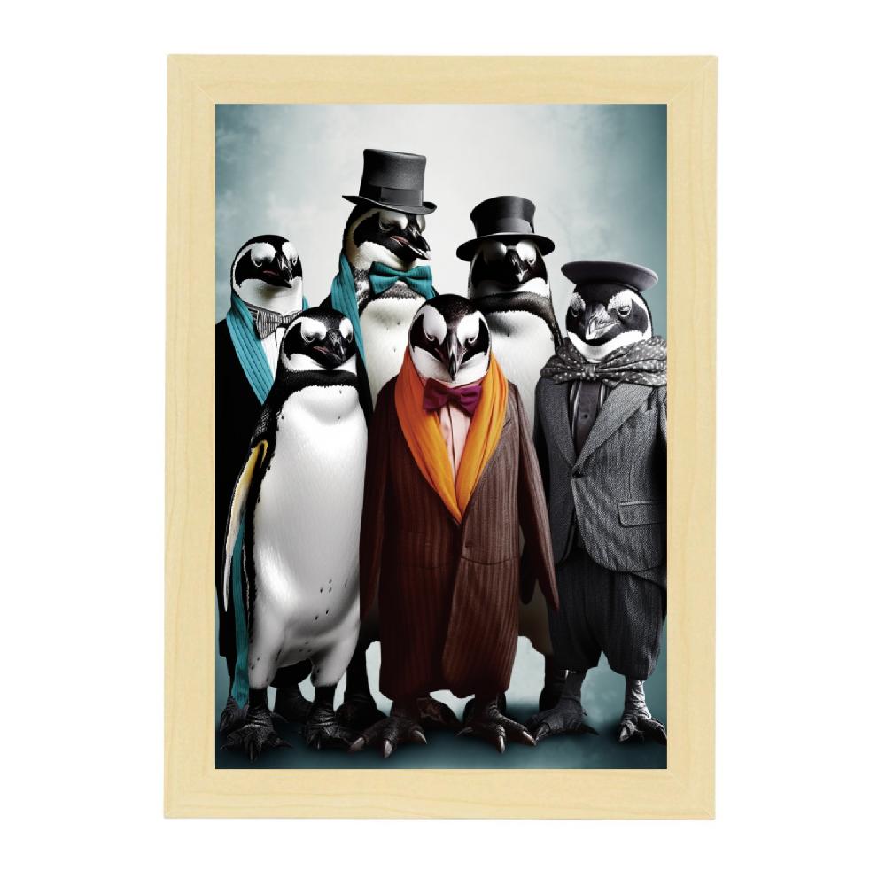 Nacnic Póster De Pingüinos De Moda