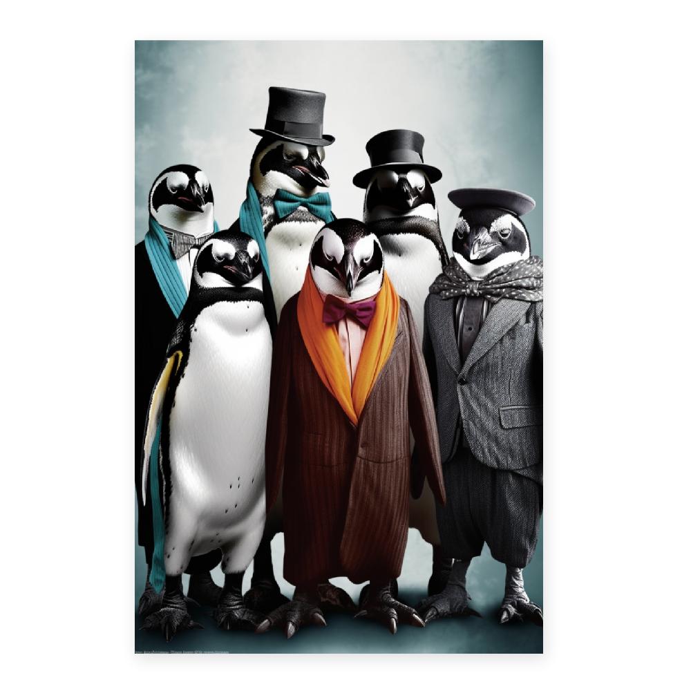 Nacnic Póster De Pingüinos De Moda