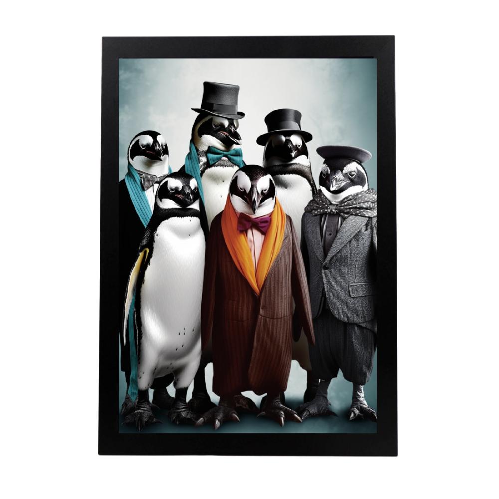 nacnic Póster de Pingüinos de Moda