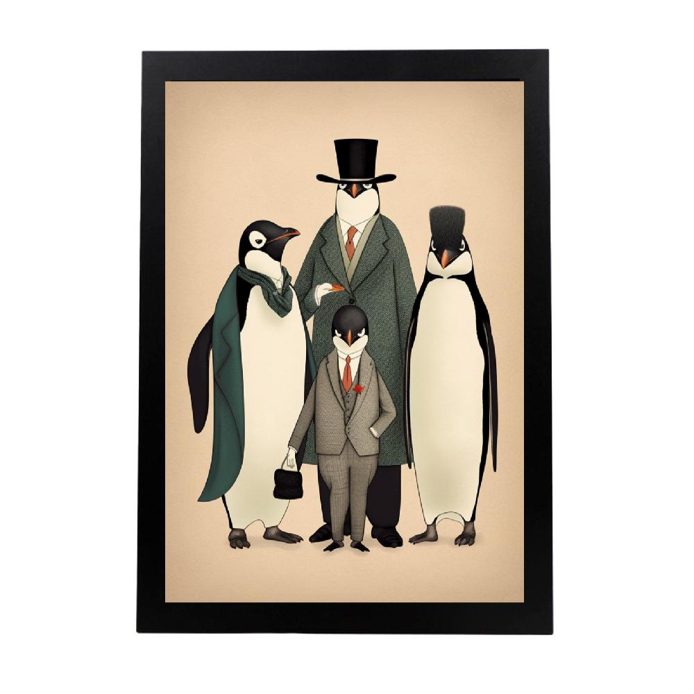 nacnic Póster de Pingüinos de Moda