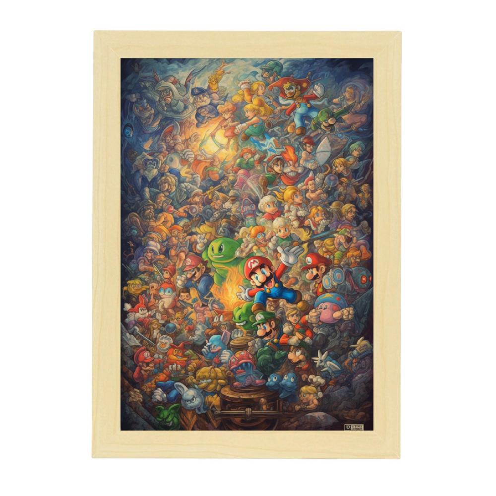 Nacnic Póster De Pintura Al Óleo Con Compi