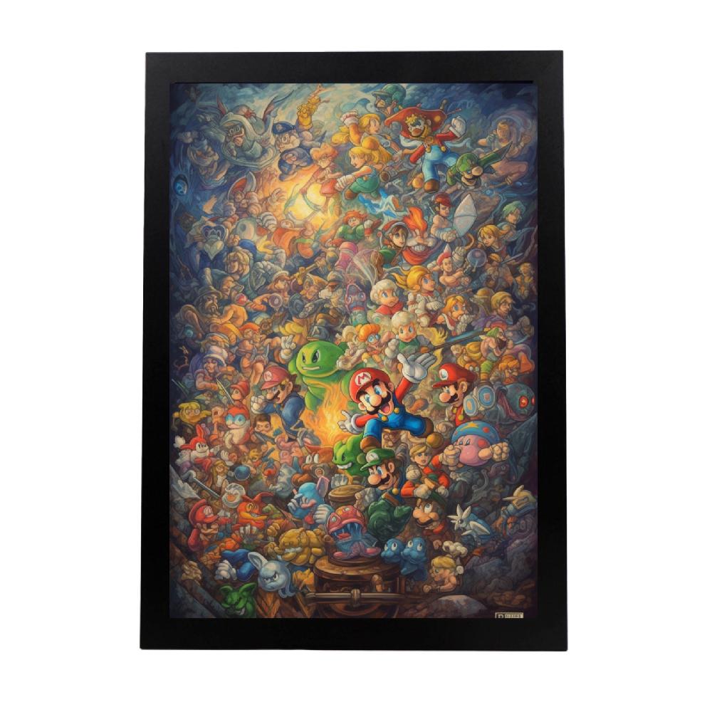 nacnic Póster de Pintura al Óleo con Compi