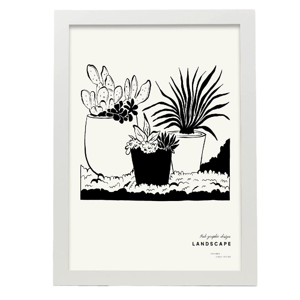 Nacnic Póster De Planta De Postre En Maceta