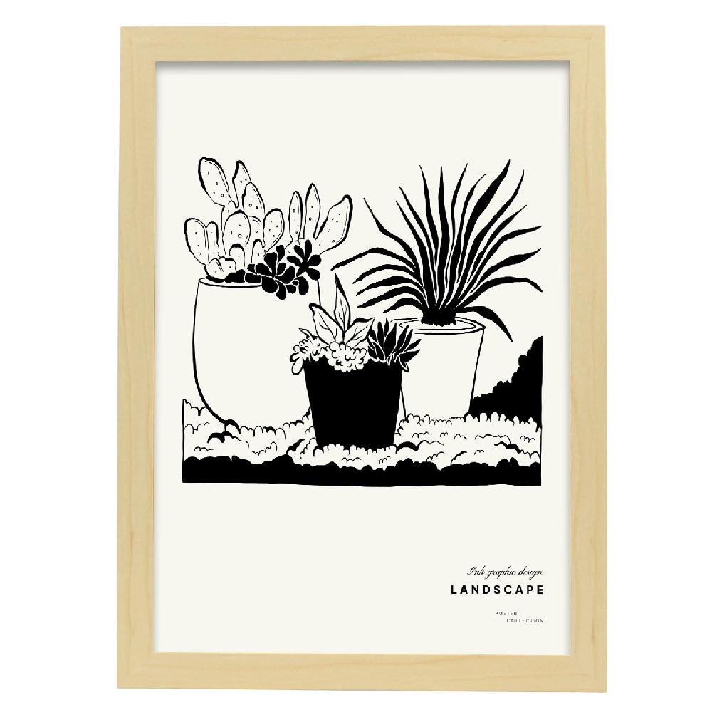 Nacnic Póster De Planta De Postre En Maceta