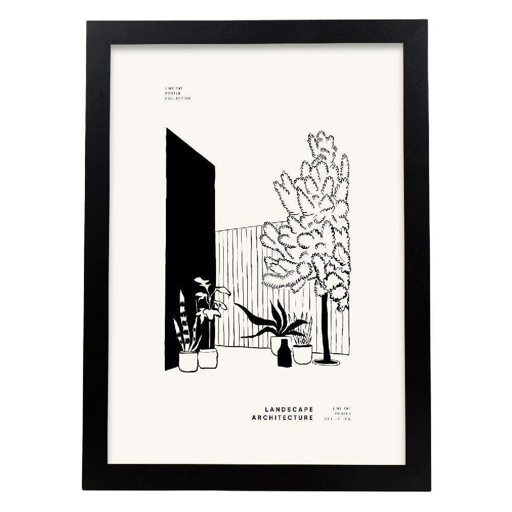 Nacnic Póster De Plantas Del Patio Trasero