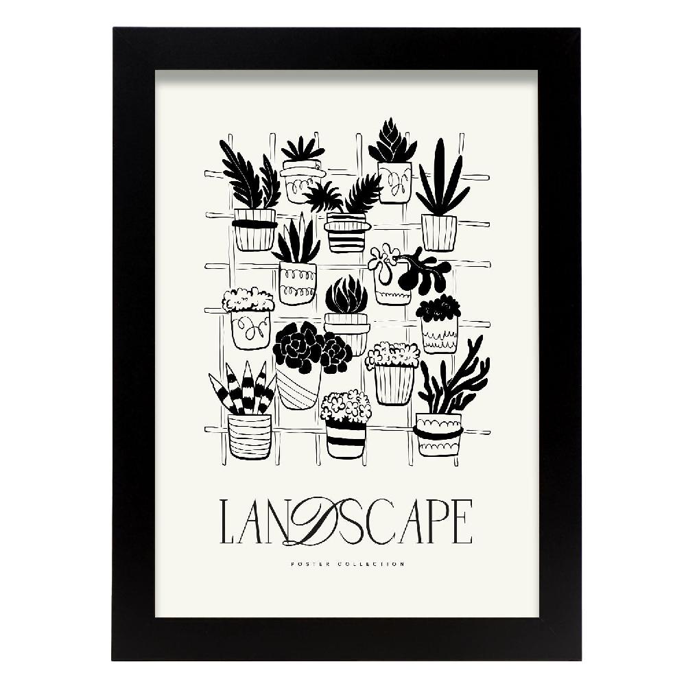 nacnic Póster de Plantas en Macetas