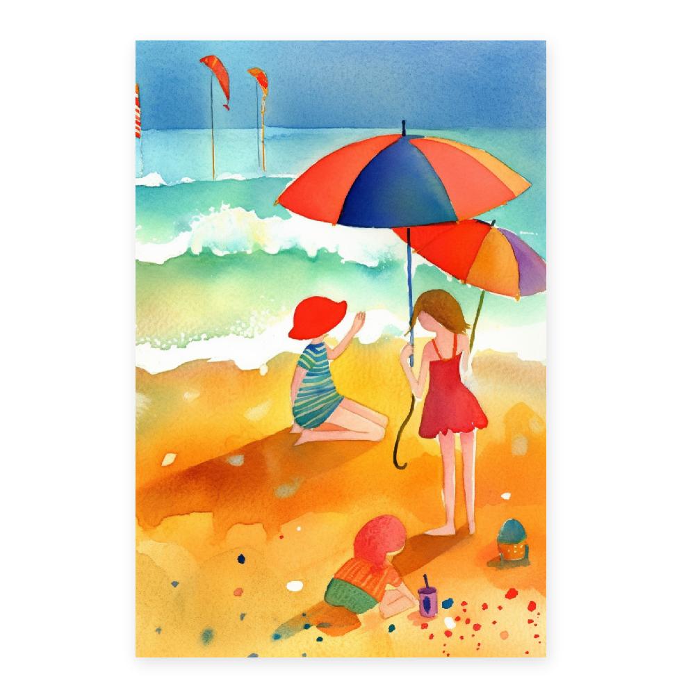 Nacnic Póster De Playa Colorida