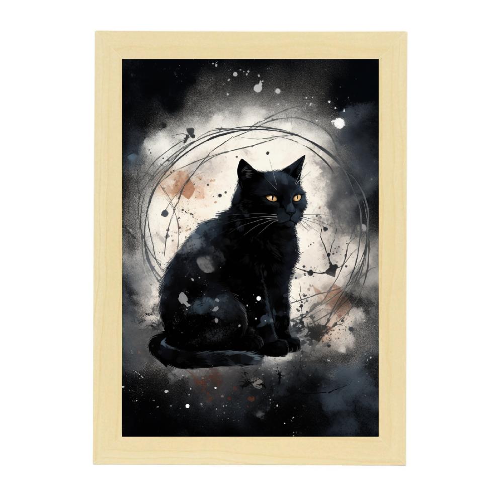 Nacnic Póster De Póster Sumi-e Surrealista