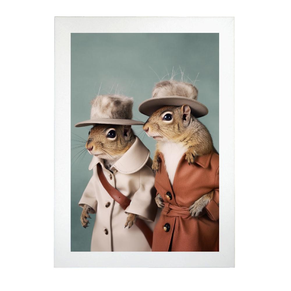 Nacnic Póster De Pósteres De Ardillas De Moda