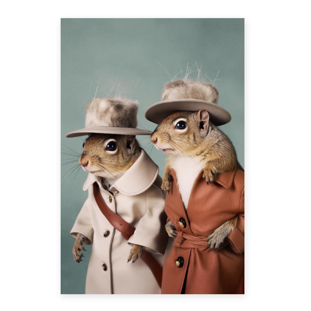 Nacnic Póster De Pósteres De Ardillas De Moda