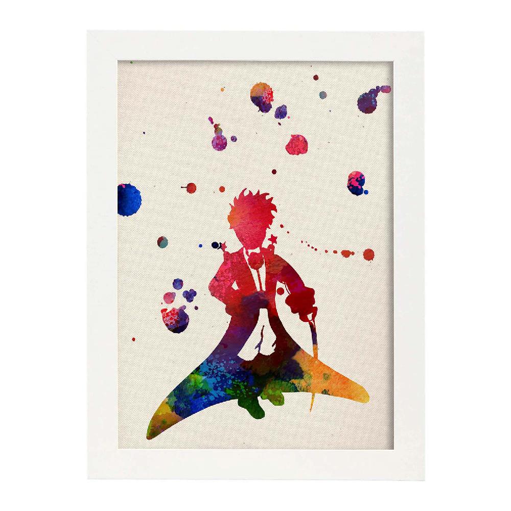 Nacnic Póster De Principito En Acuarela