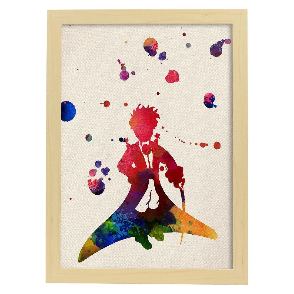 Nacnic Póster De Principito En Acuarela
