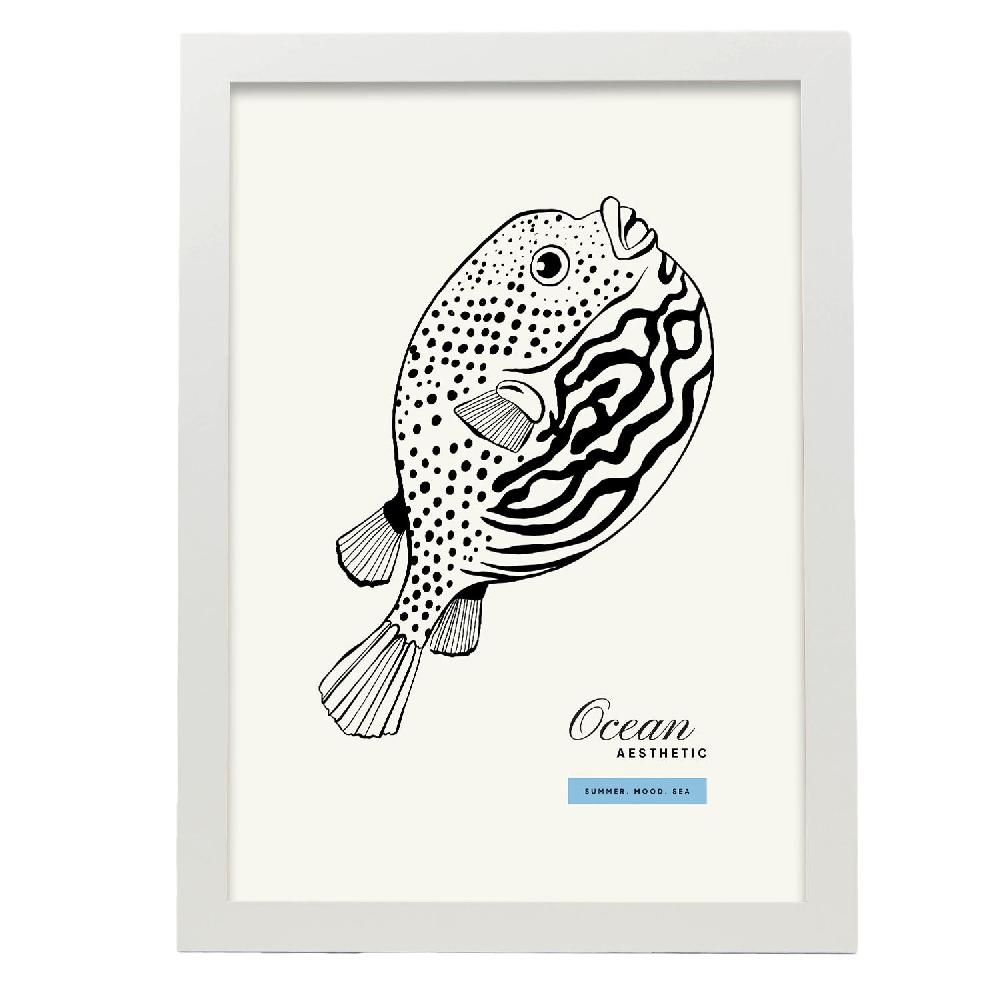Nacnic Póster De Pufferfish