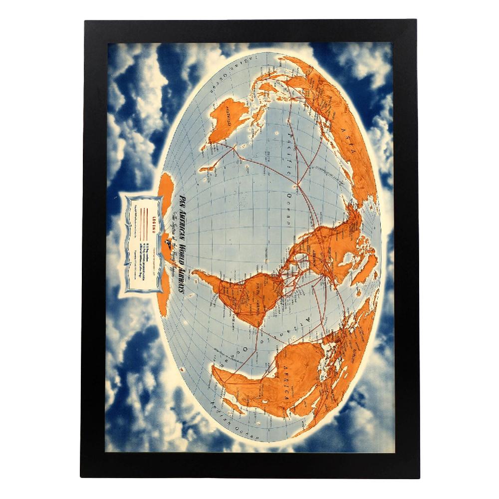 Nacnic Póster De Rutas Mundiales De Pan-Am