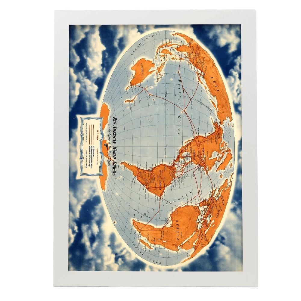 Nacnic Póster De Rutas Mundiales De Pan-Am