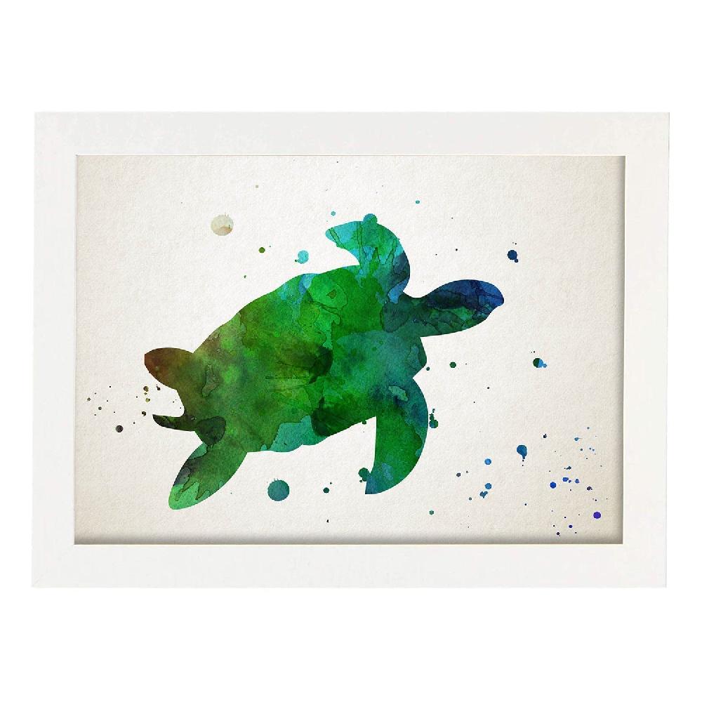 Nacnic Póster De T-Rex Acuarela