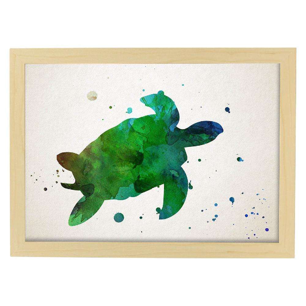 Nacnic Póster De T-Rex Acuarela