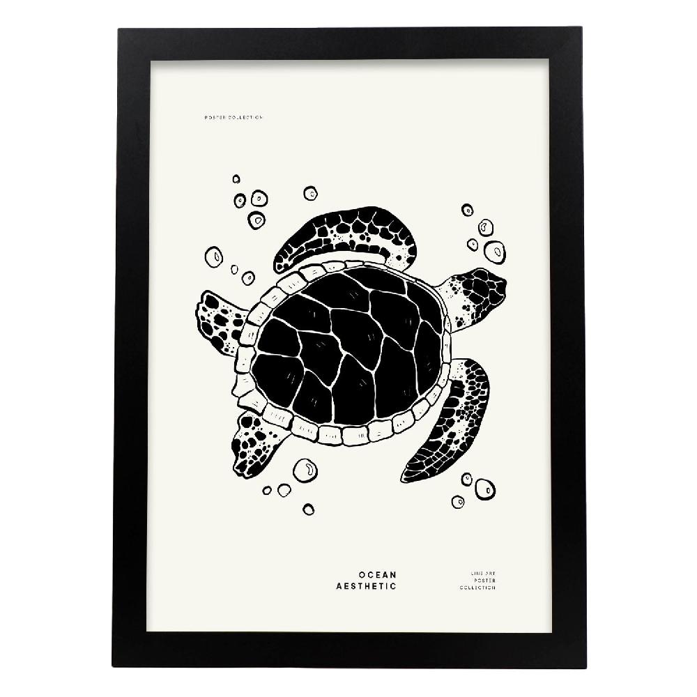 Nacnic Póster De Tortuga Marina