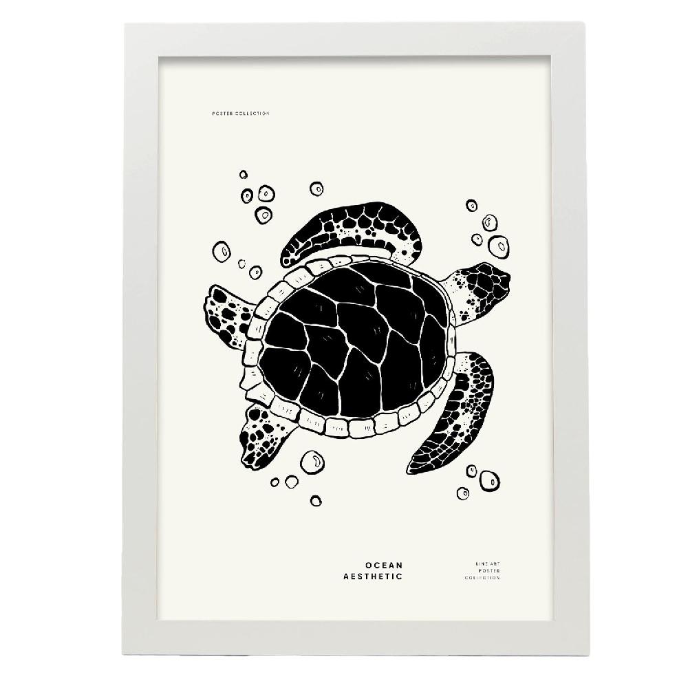 Nacnic Póster De Tortuga Marina
