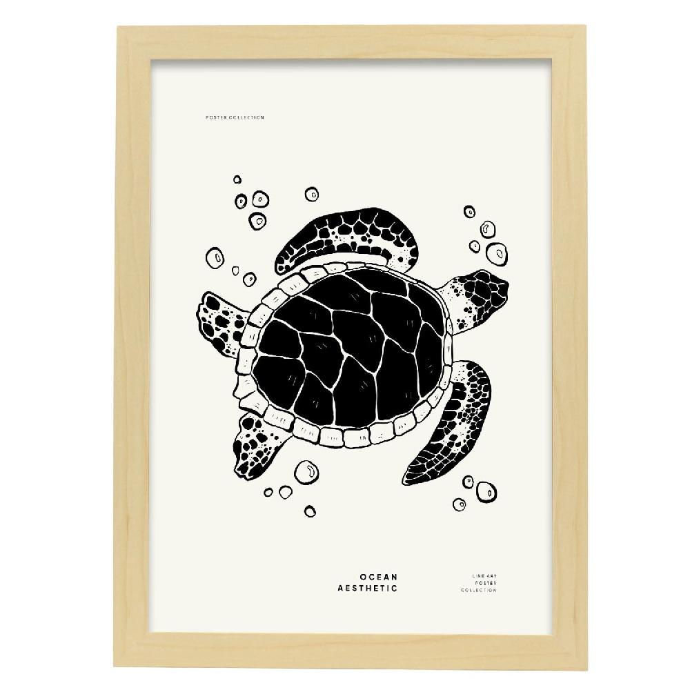 Nacnic Póster De Tortuga Marina