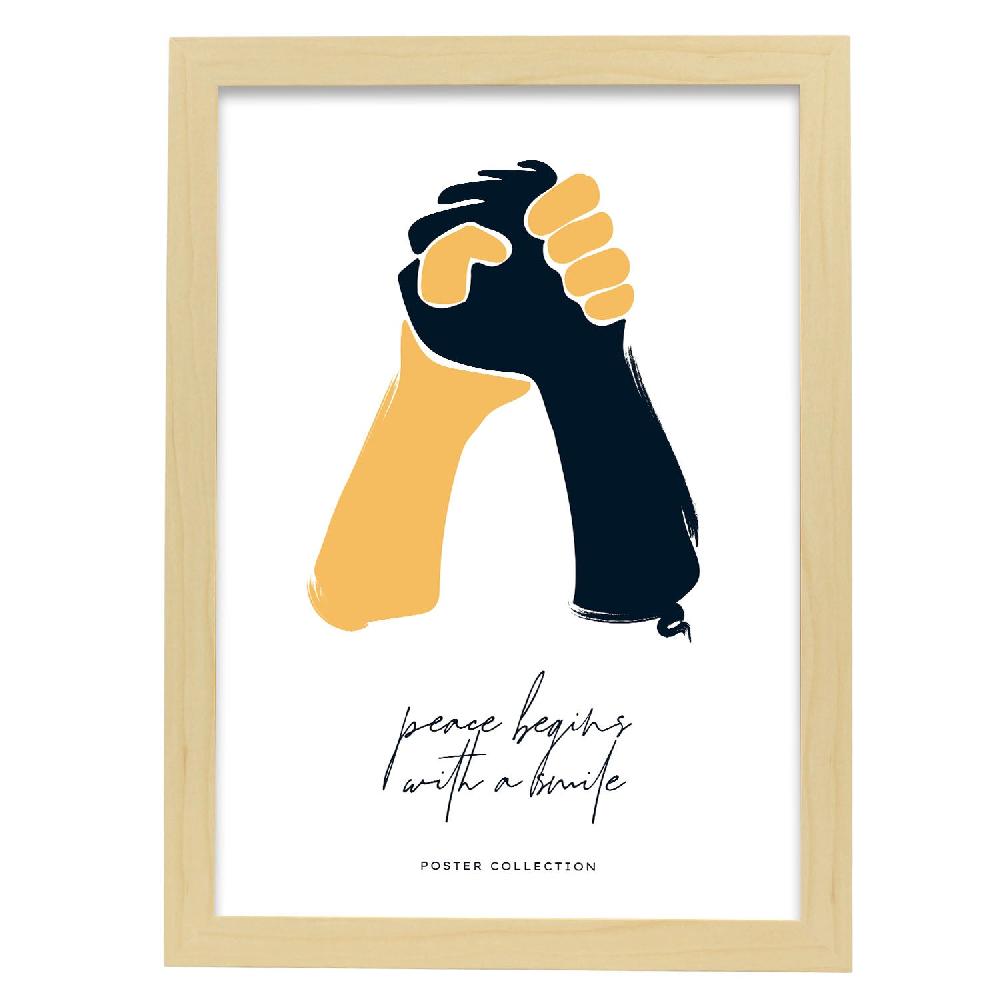 Nacnic Póster De Unidad En Paz