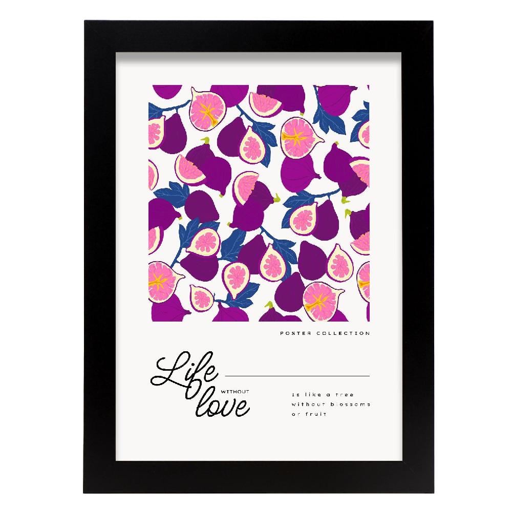 nacnic Póster de Vida sin Higos de Amor
