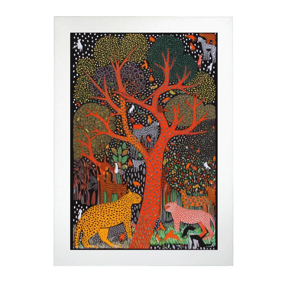 Nacnic Poster De Yayoi Kusama "Animales An"