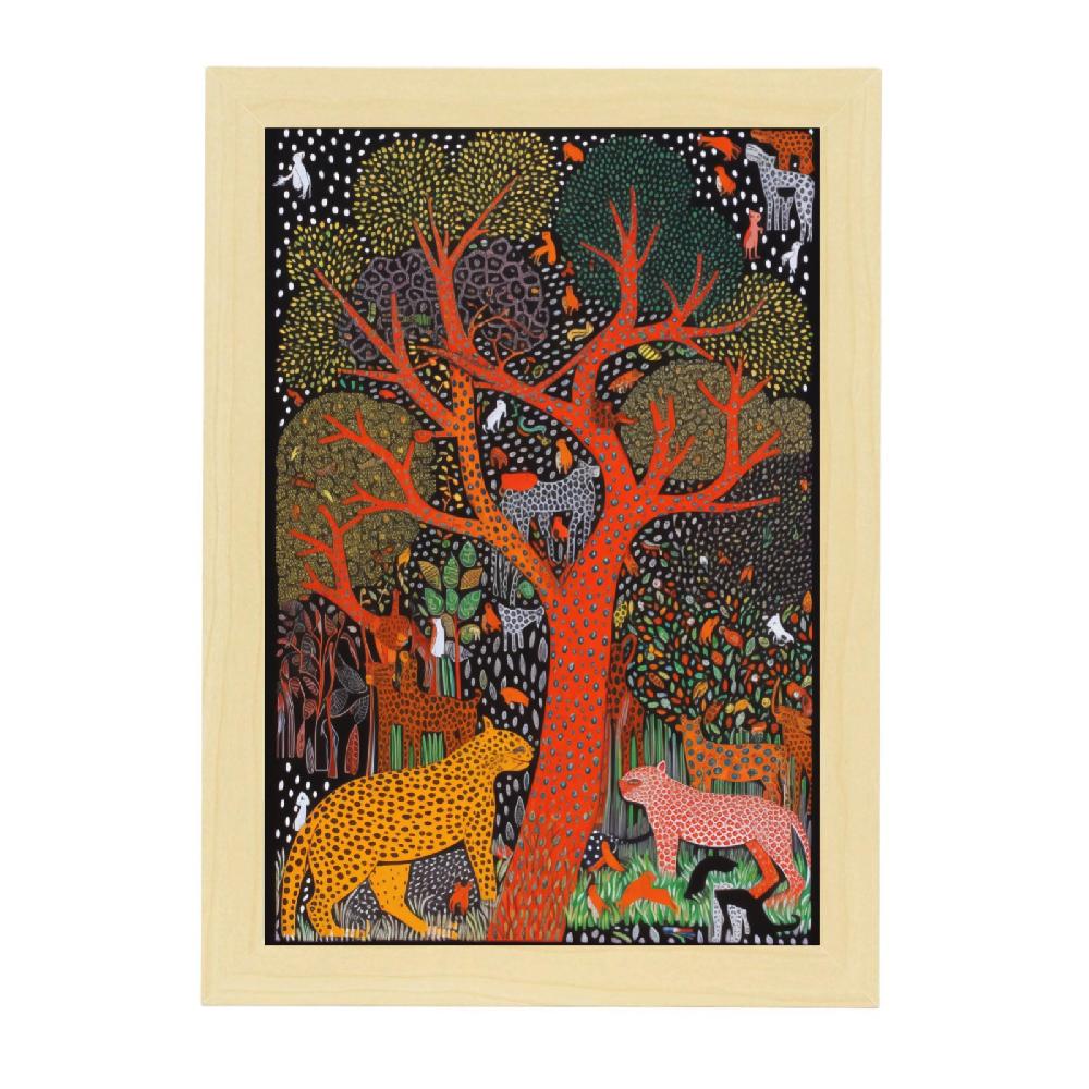 Nacnic Poster De Yayoi Kusama "Animales An"