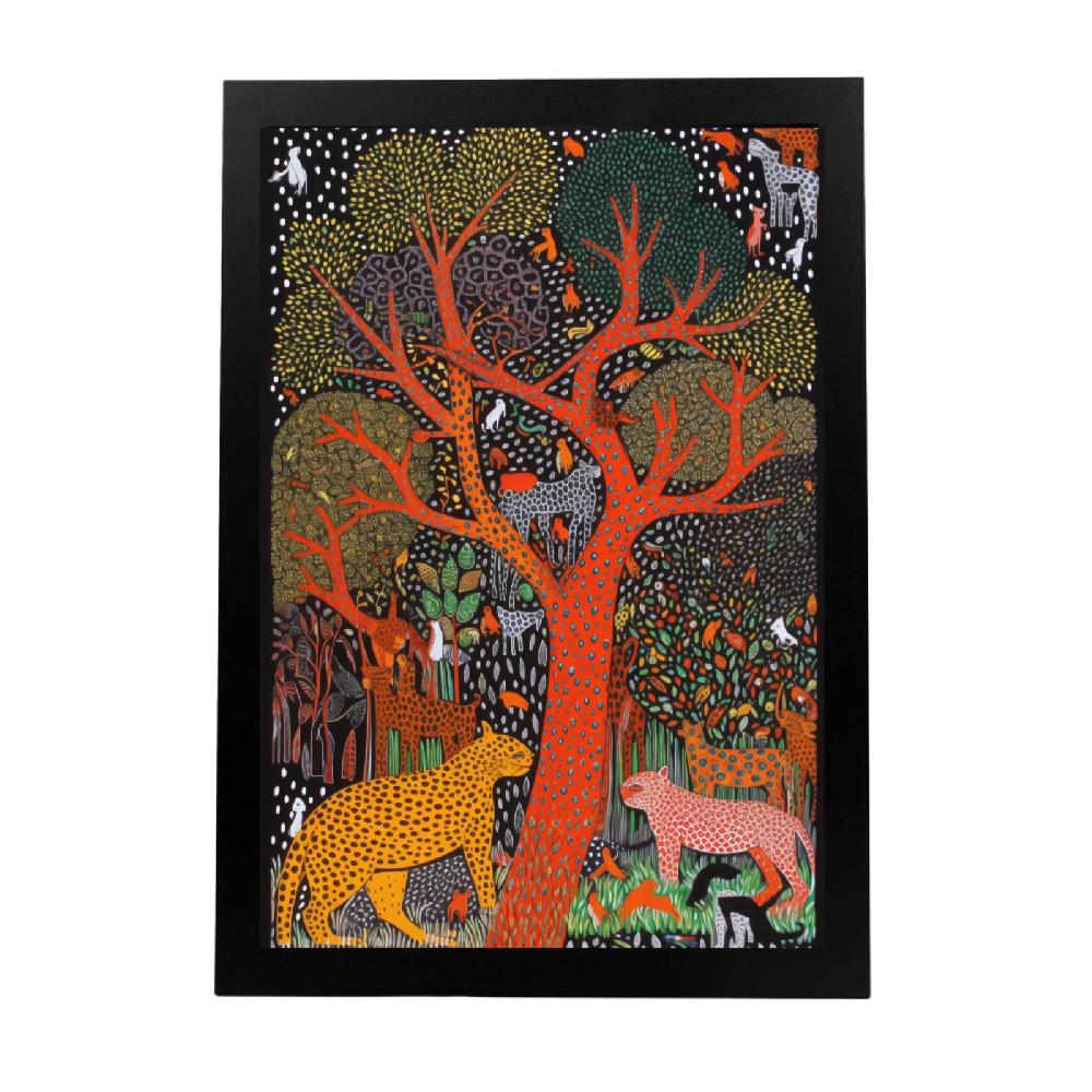 nacnic Poster de Yayoi Kusama "Animales An"