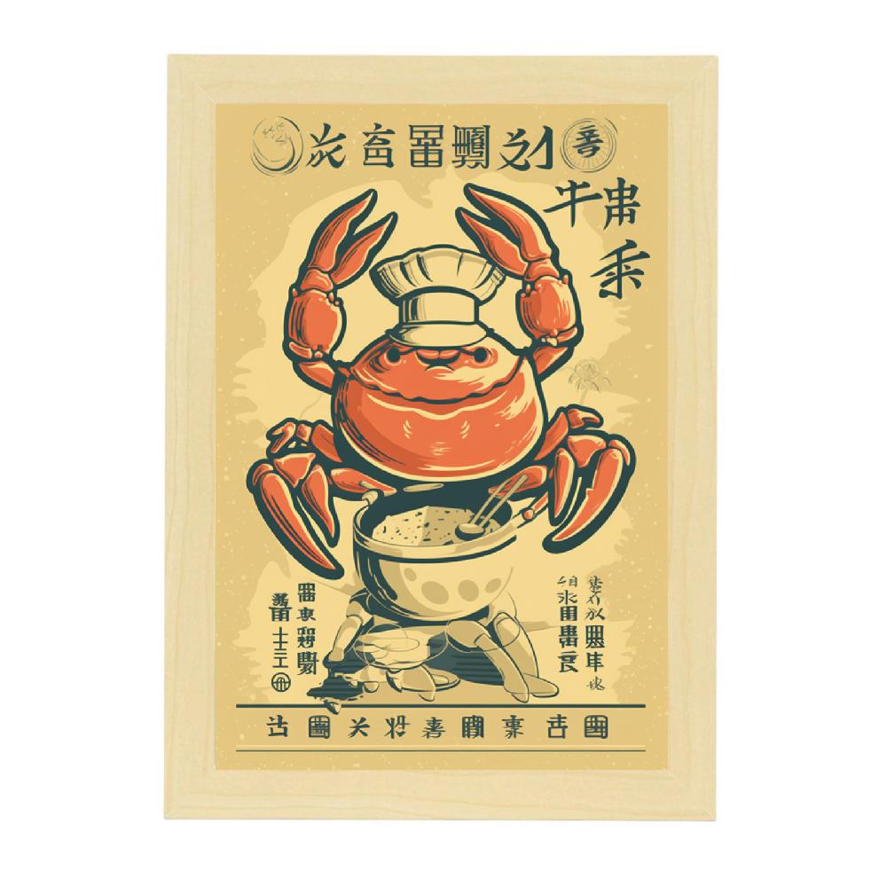 Nacnic Póster Del "Cangrejo Chef"