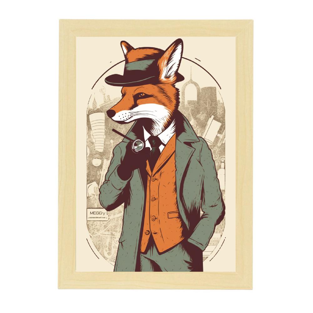 Nacnic Póster Del Detective Zorro