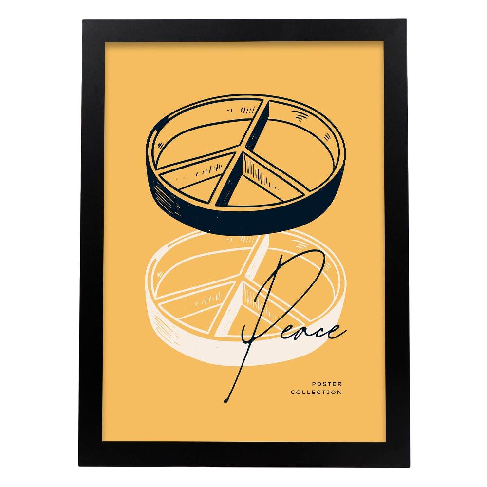Nacnic Póster Del Emblema De La Paz