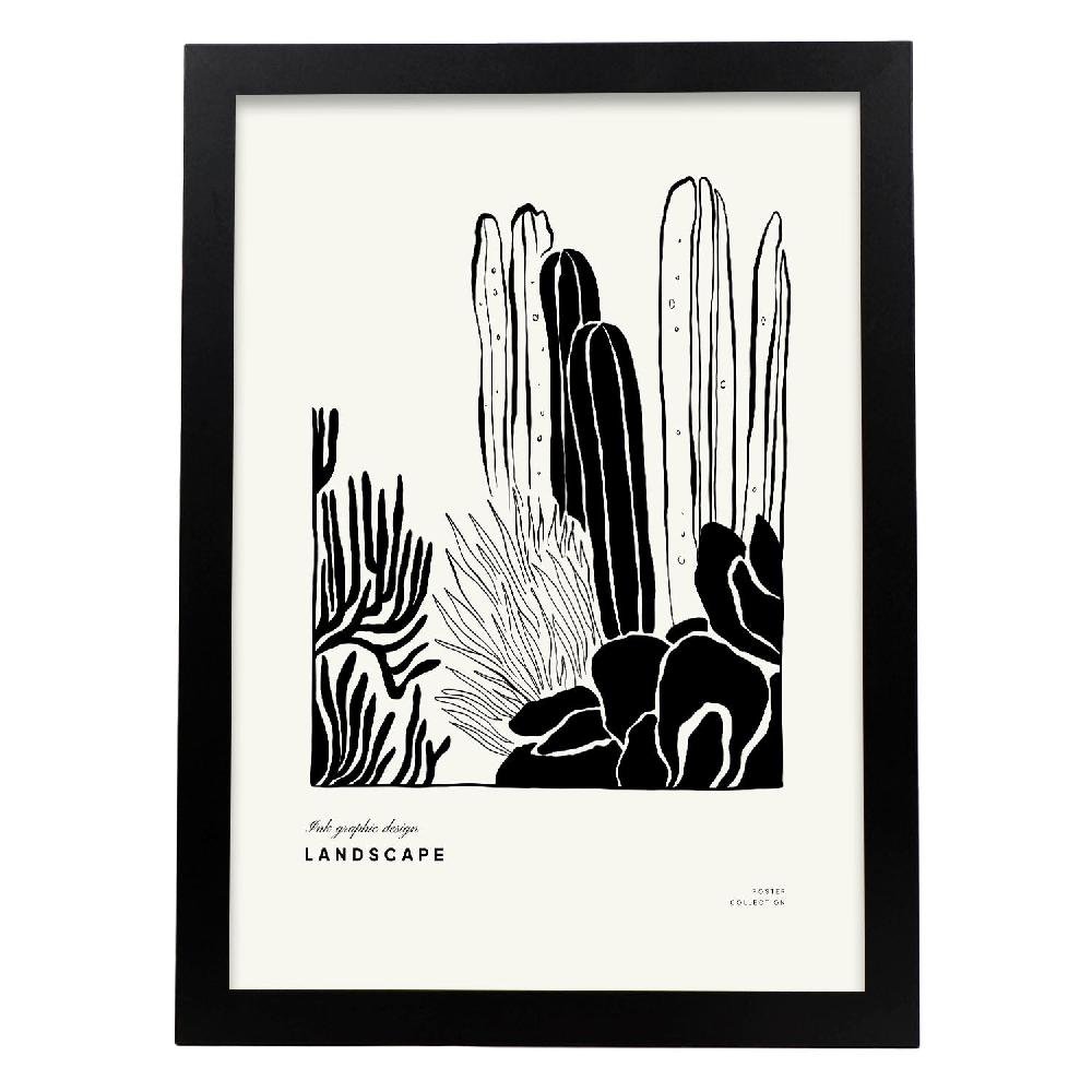Nacnic Póster Del Gigante Cactus