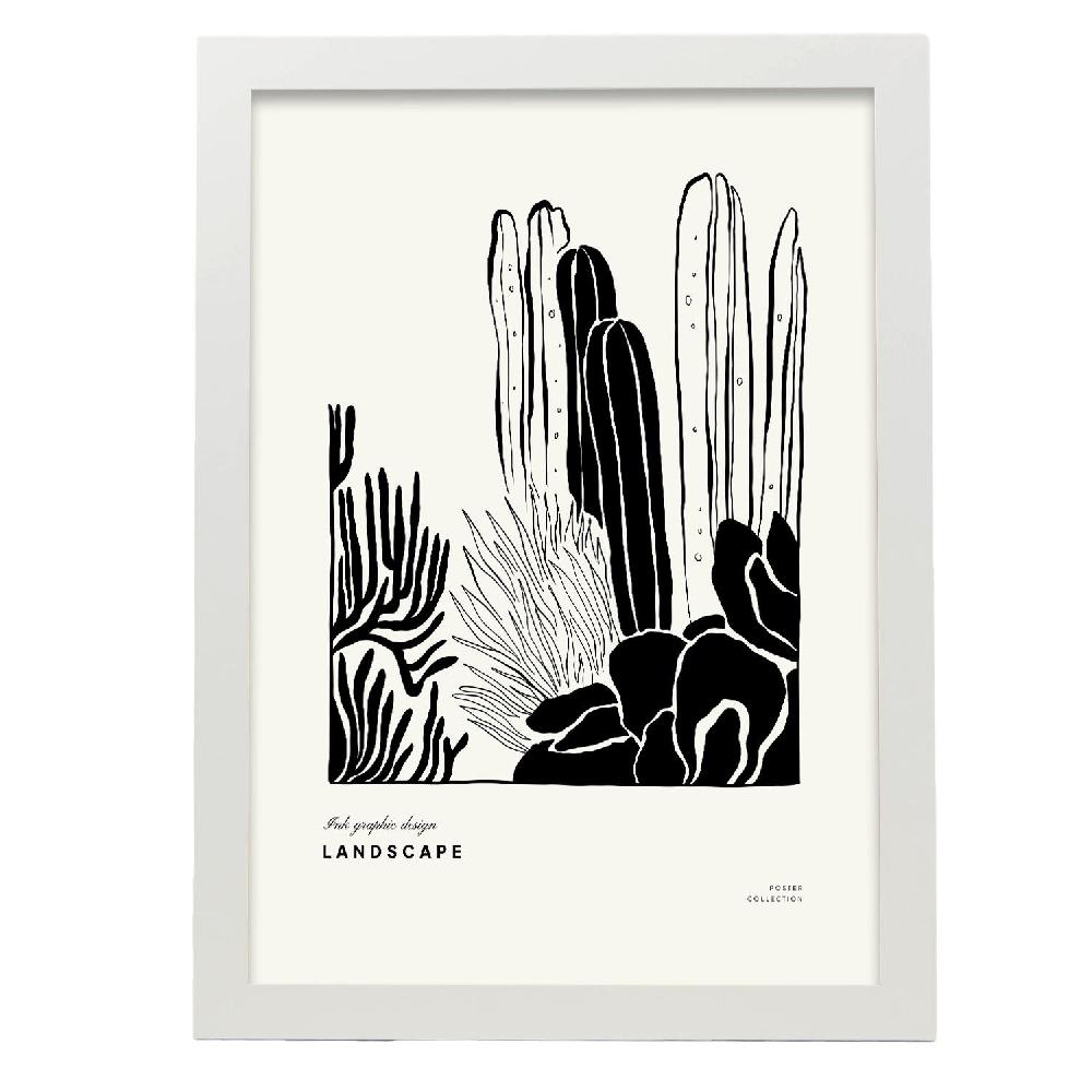 Nacnic Póster Del Gigante Cactus