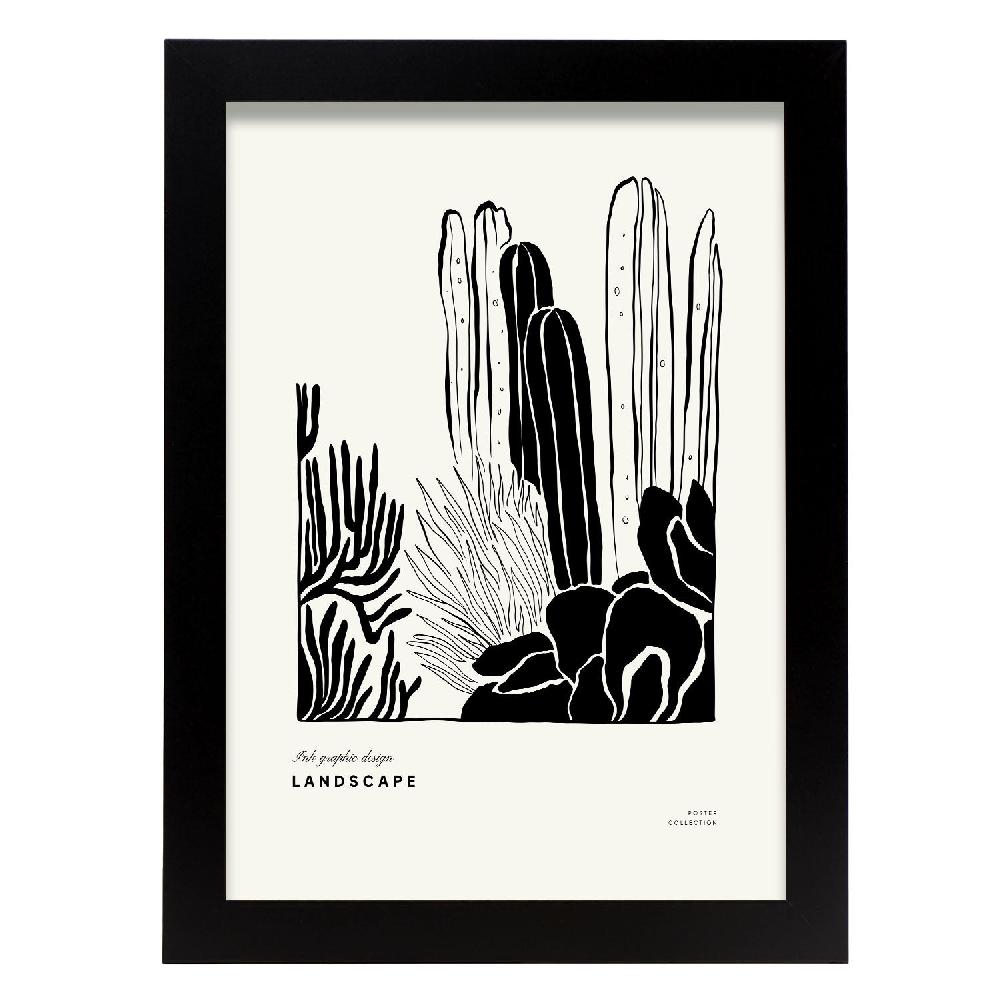 nacnic Póster del Gigante Cactus
