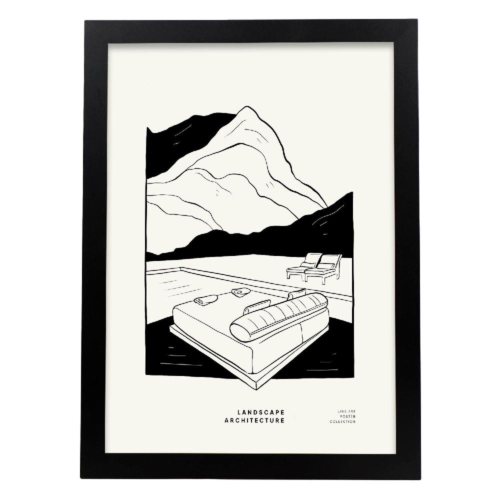 Nacnic Póster Del Jardín De Montaña