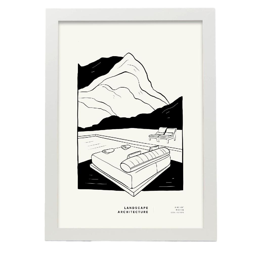 Nacnic Póster Del Jardín De Montaña