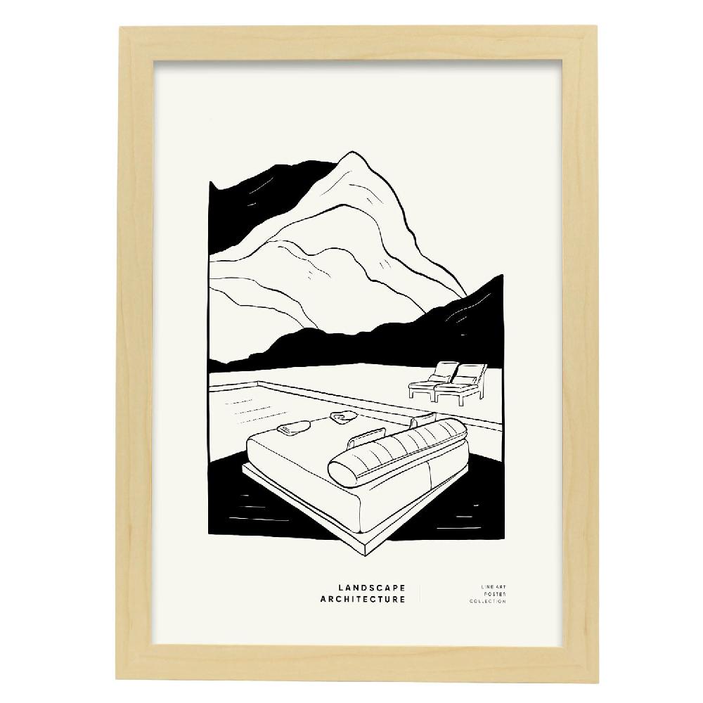 Nacnic Póster Del Jardín De Montaña
