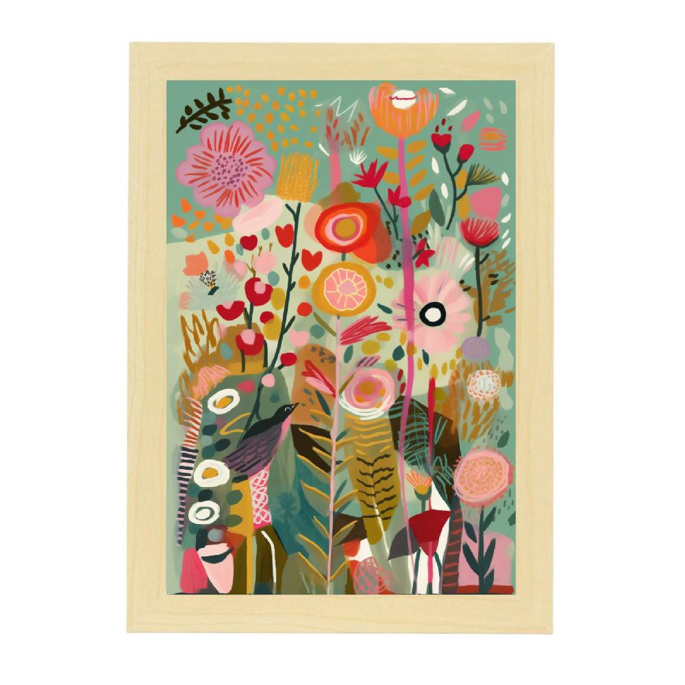 Nacnic Póster Del Jardín Juguetón