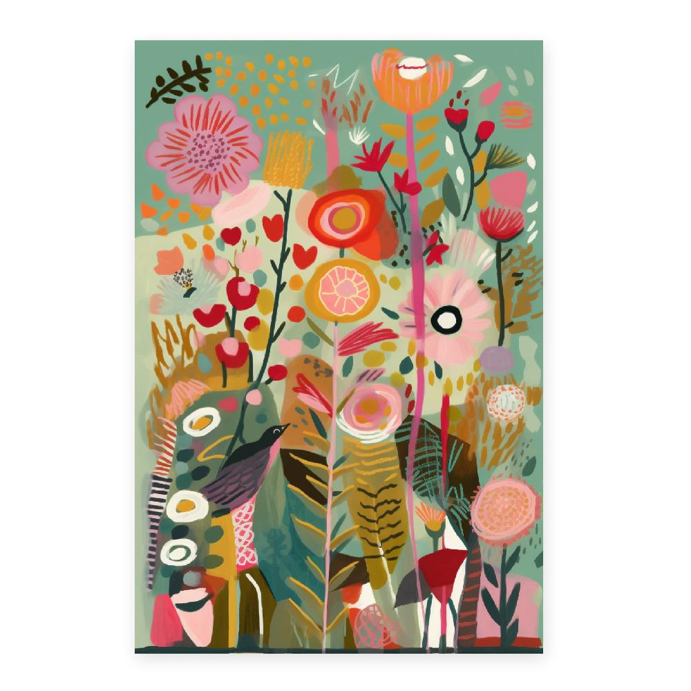 Nacnic Póster Del Jardín Juguetón