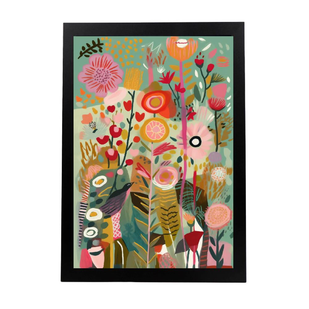 nacnic Póster del Jardín Juguetón