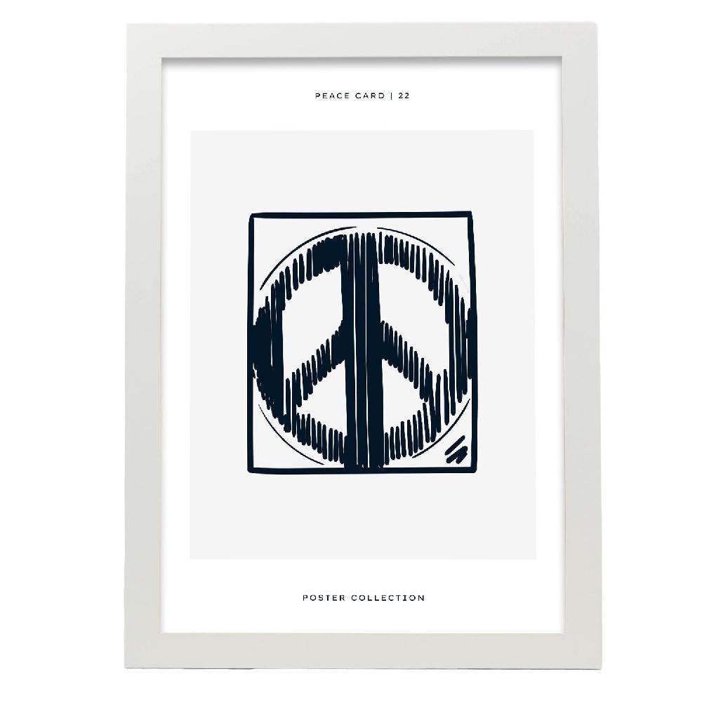 Nacnic Póster Del Logo De La Paz