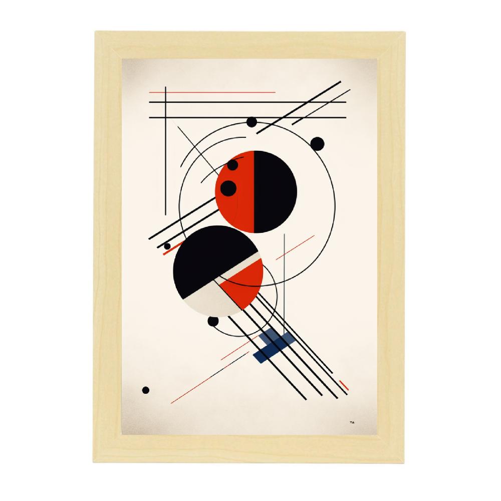 Nacnic Póster Del Objeto Geométrico Bauhaus