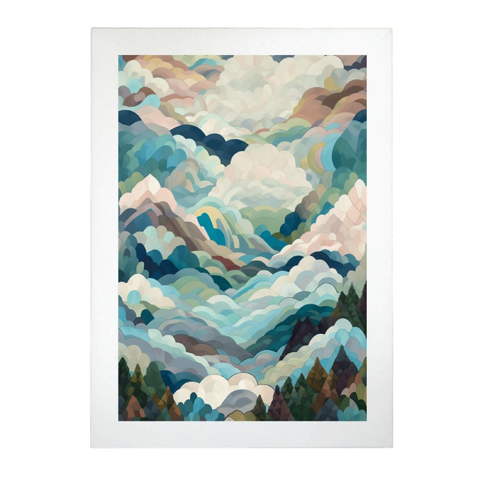 Nacnic Póster Del Paisaje Dramático