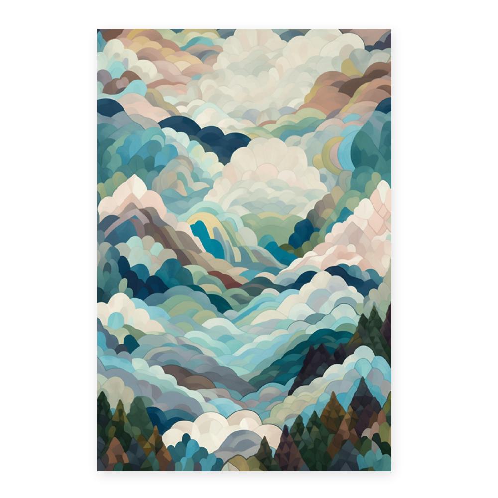 Nacnic Póster Del Paisaje Dramático