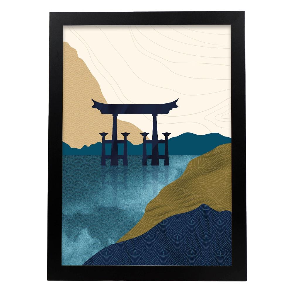 Nacnic Póster Del Templo Del Agua