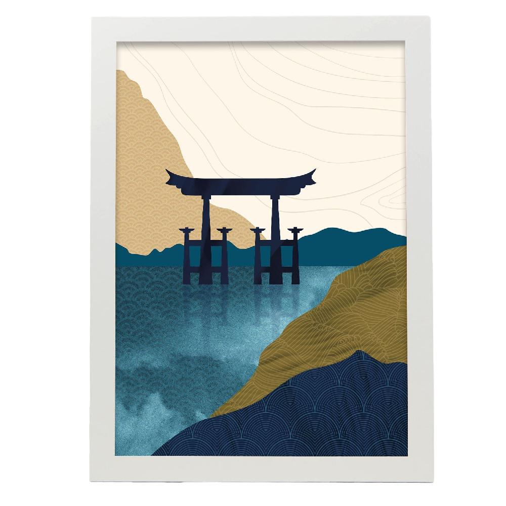 Nacnic Póster Del Templo Del Agua