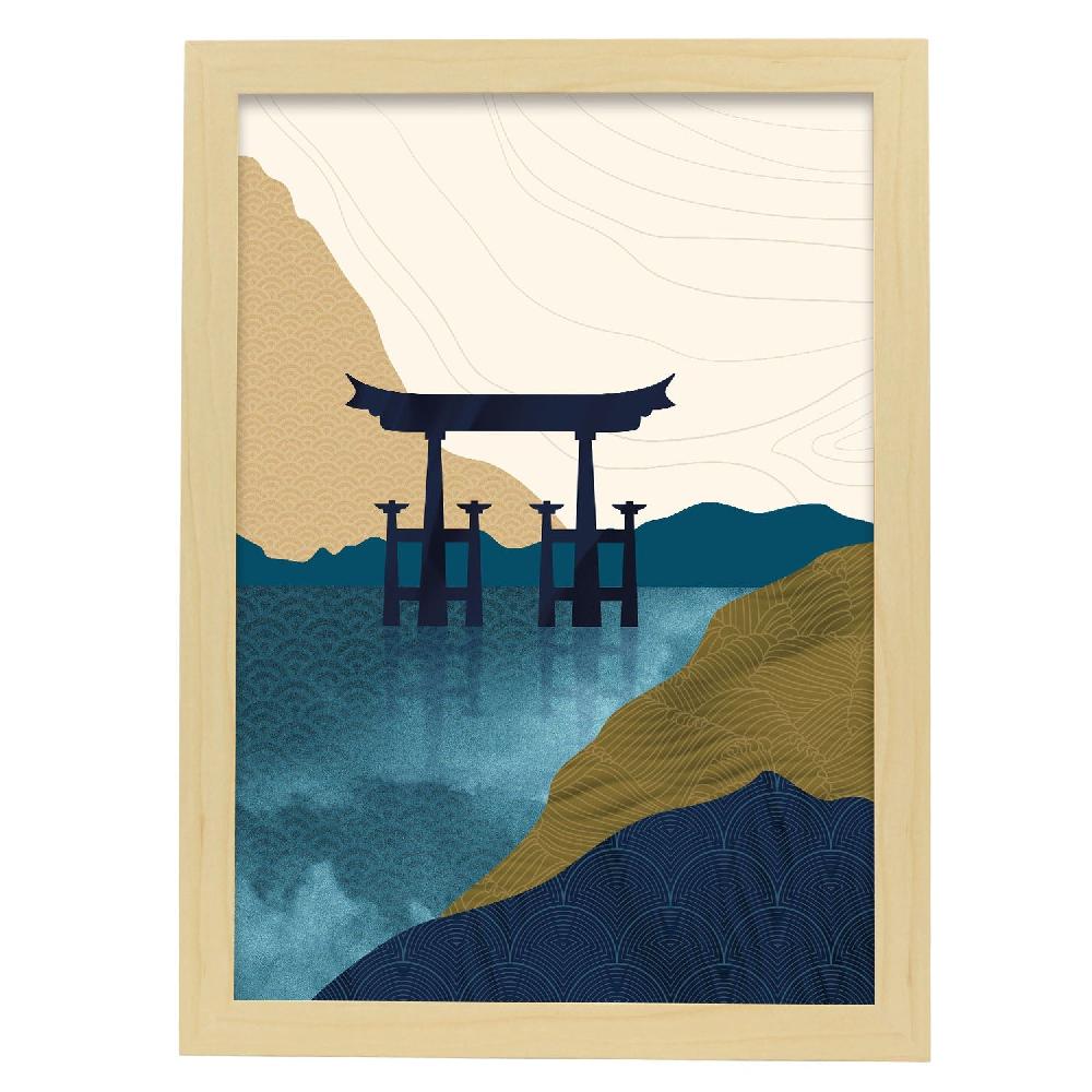 Nacnic Póster Del Templo Del Agua