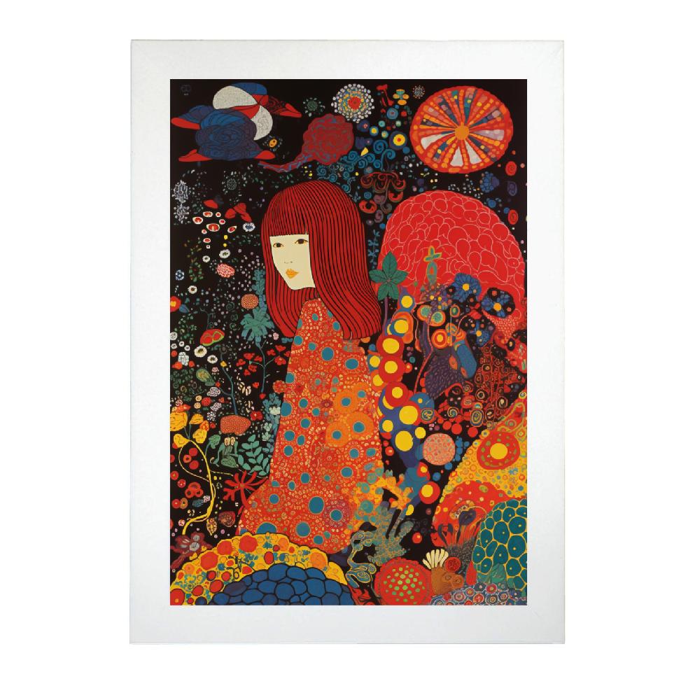 Nacnic Póster Detallado De Yayoi Kusama